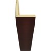 Ekena Millwork 2-Sided (L-beam) Rough Cedar Endurathane Faux Wood Ceiling Beam, Premium Cherry, 10"W x 8"H  x 14'L BMRC2C0100X080X168ZY